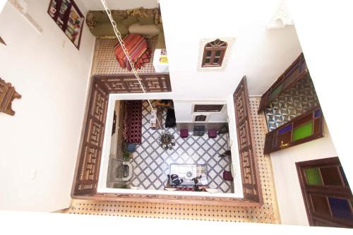 Kuchyň nebo kuchyňský kout v ubytování Hostel Amir
