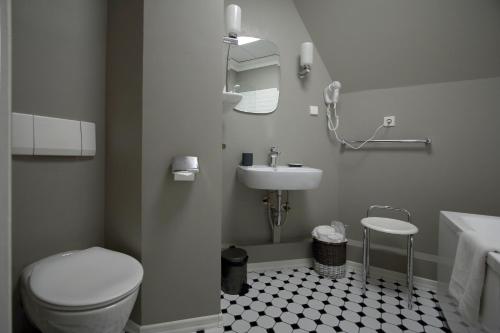 Koupelna v ubytování Boutique Hotel KRISTOFS