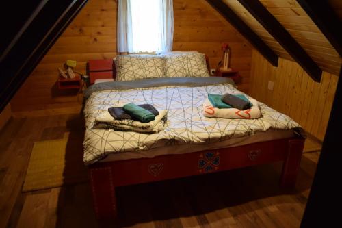 Postel nebo postele na pokoji v ubytování Studio apartman Kayersperg