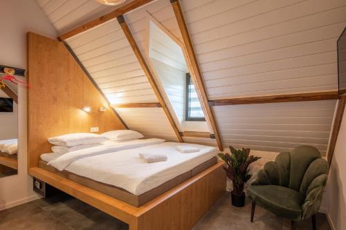 Ένα ή περισσότερα κρεβάτια σε δωμάτιο στο Bunk Hotel Utrecht