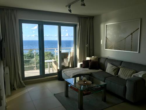 Posedenie v ubytovaní HOLIDAY HOME Wechta Baltic 608 z widokiem na morze