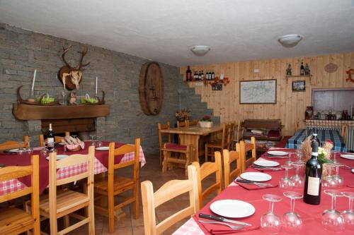 En restaurant eller et spisested på Agriturismo Luloc