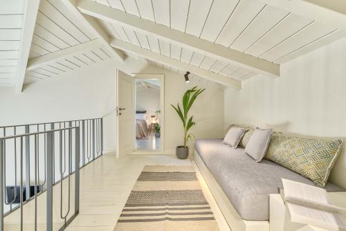 Zona de estar de Leeda's Cottages