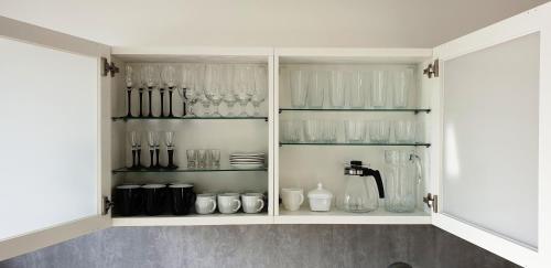 Kuchyňa alebo kuchynka v ubytovaní Apartament Logana z Sauną - 5D Apartamenty