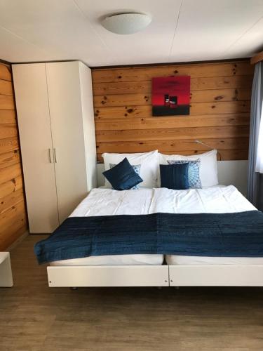 Postel nebo postele na pokoji v ubytování Mazot Zermatt