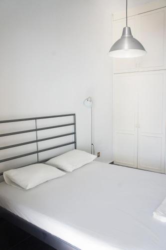 Cama o camas de una habitación en Possidi Aigaiopelagitika 2-floor beach house