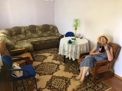 Χώρος καθιστικού στο Vila Dora