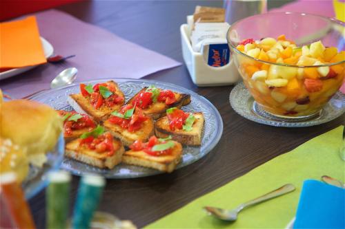 Mad på bed and breakfast-stedet eller i nærheden