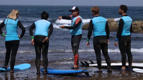 Επισκέπτες που μένουν στο Hostel & Surfcamp 55