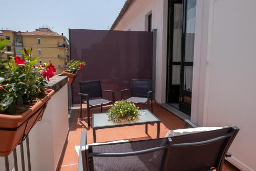 Μπαλκόνι ή βεράντα στο B&B Terza Luna