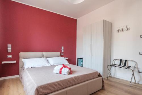 Ένα ή περισσότερα κρεβάτια σε δωμάτιο στο B&B Terza Luna