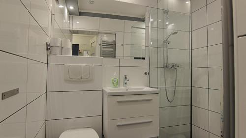 Ένα μπάνιο στο Apartament Tygrys