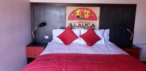 Postel nebo postele na pokoji v ubytování Hostal Illauca de Atacama