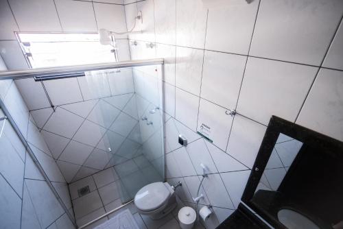 Koupelna v ubytování Hotel Campo Verde