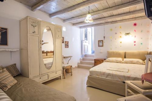 Ένα ή περισσότερα κρεβάτια σε δωμάτιο στο Ανθίππη 