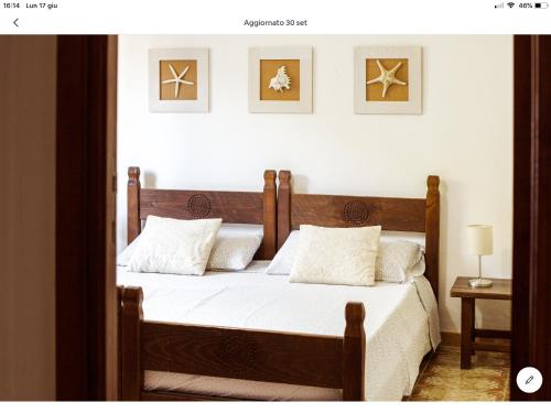 Posteľ alebo postele v izbe v ubytovaní Villetta sul mare a Punta Tramontana