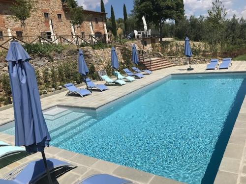 Bazén v ubytovaní Agriturismo San Martino alebo v jeho blízkosti