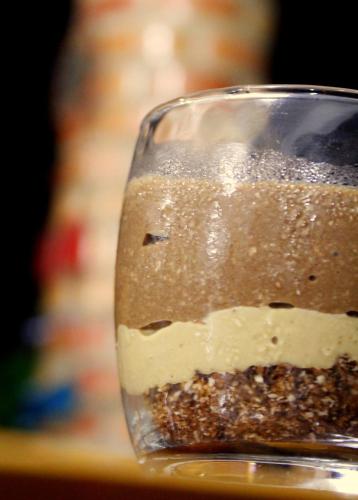 a close up of a glass with food in it at Pousada Morada do Sol in Canoa Quebrada