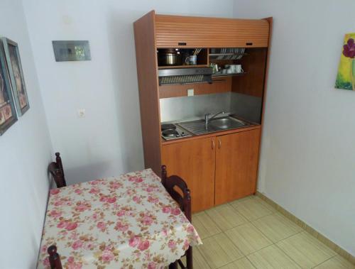 Nhà bếp/bếp nhỏ tại Dolphins Apartments & Rooms