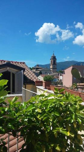 a view of a city from the roof of a house at Via Roma in Terni