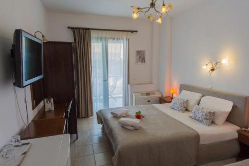 Postel nebo postele na pokoji v ubytování HOTEL BARA