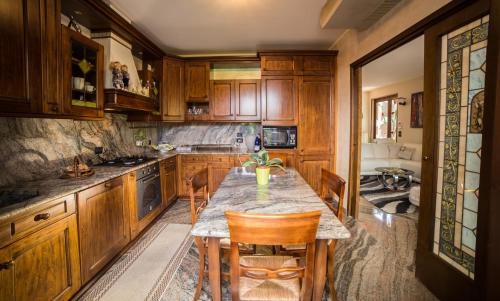 A kitchen or kitchenette at Villa Ivana