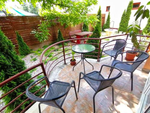 Balkoni atau teres di Villa AIDA Apartman