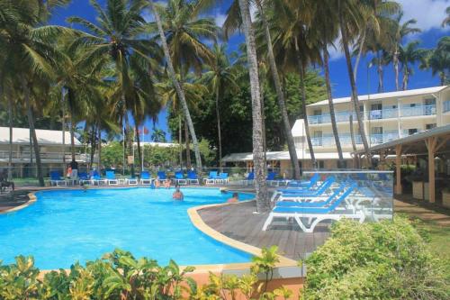 a pool at the resort at Studio Carayou in Les Trois-Îlets
