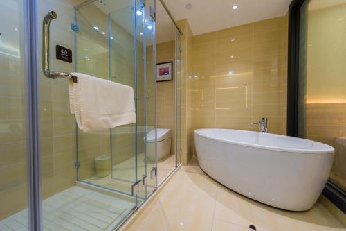 Koupelna v ubytování Atour Hotel (Dongying Huanghe Road)