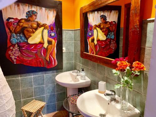 Koupelna v ubytování Apartamentos la Jayma del Arte