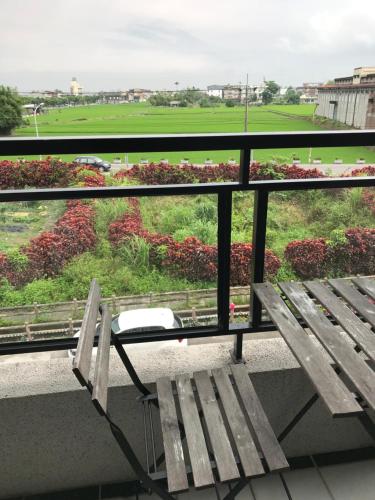 飛官的家&可包棟にあるバルコニーまたはテラス