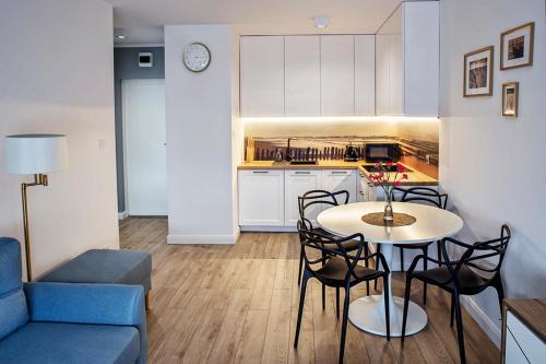 Kuchyňa alebo kuchynka v ubytovaní Apartamenty Silva Hel