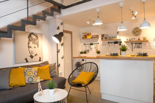 Kuchyň nebo kuchyňský kout v ubytování Apartments Kantunal
