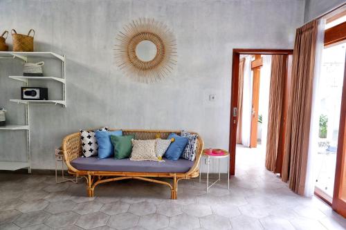 Zona de estar de The Sloth Bali