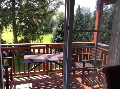Balkón nebo terasa v ubytování Haus Willer