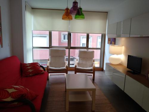 Posezení v ubytování Apartamento en Primera Linea