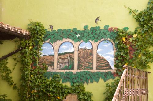 Κήπος έξω από το Hotel Palacio del Obispo