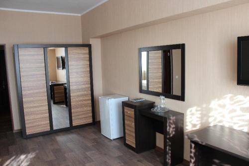 Dapur atau dapur kecil di Hotel Zumrat