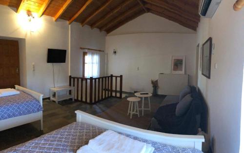 Ένα ή περισσότερα κρεβάτια σε δωμάτιο στο Villa Gaia
