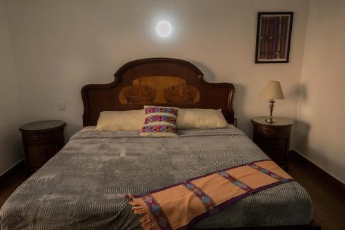 Cama o camas de una habitación en Villa la Quinta