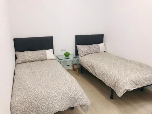 Postel nebo postele na pokoji v ubytování Bel appartement à moins d 1km du Golf Villamartin