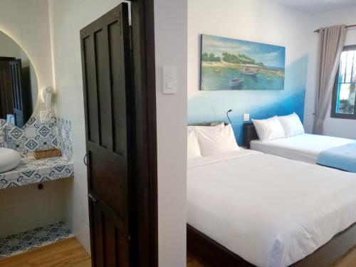 MiNhon Hotel Muineにあるベッド