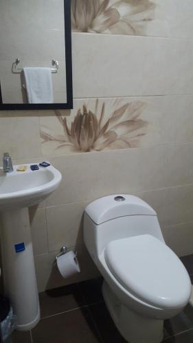 Ένα μπάνιο στο cabañas Juakianna