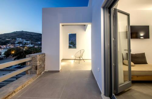 a view from the balcony of a house at Oro Suites in Kinion
