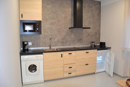 Kuchyňa alebo kuchynka v ubytovaní Apartamentos Mk77 León- San Isidoro