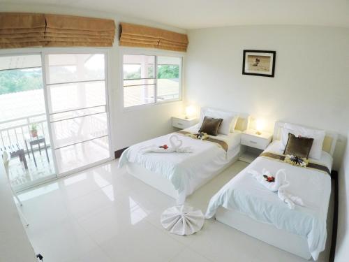 ChiangRai Lake Hillにあるベッド