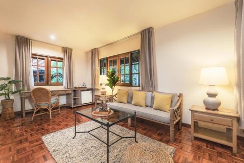 Regent - Chalet, Hua Hin tesisinde bir oturma alanı