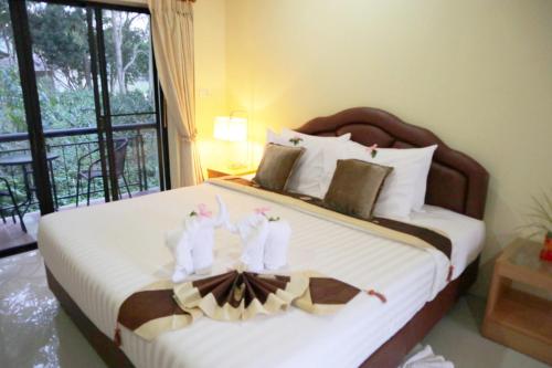 ChiangRai Lake Hillにあるベッド
