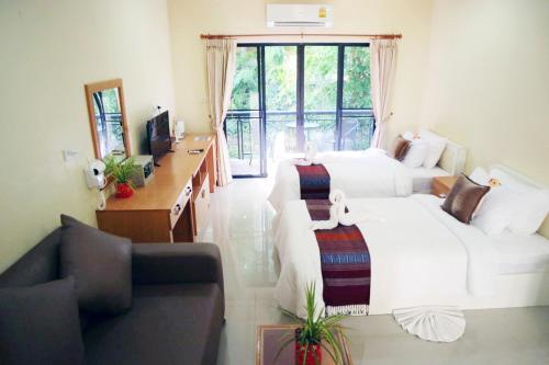 ChiangRai Lake Hillにあるベッド