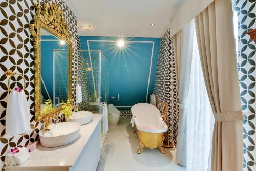 Et badeværelse på Dalat Boutique Hotel